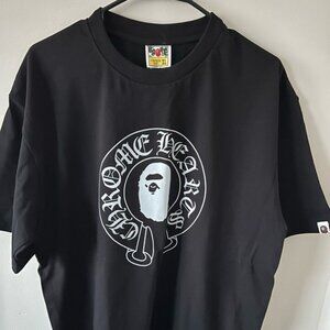 Chrome Hearts Black Tee with White Graphic